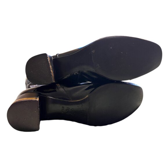 Tory Burch Madison Black Patent Leather Knee High Boots - Picture 10 of 10